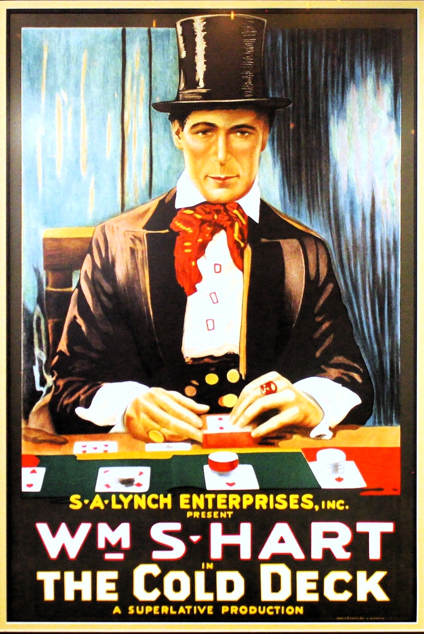William Hart 'The Cold Deck 1917'- Movie Poster