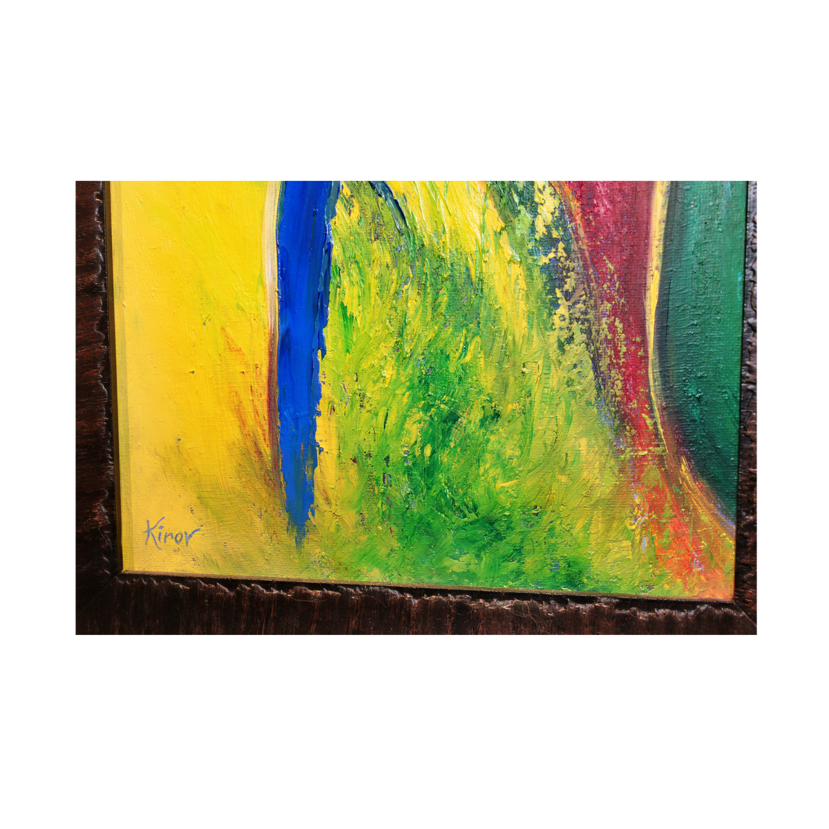 Lidia Kirov 'The Blue Line' Original Painting (Sm)