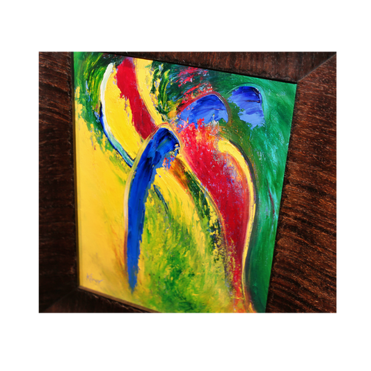 Lidia Kirov 'The Blue Line' Original Painting (Sm)