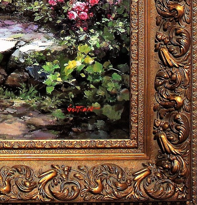Paul Guy Gantner 'Floral Walk' Painting - Centaur Art Galleries