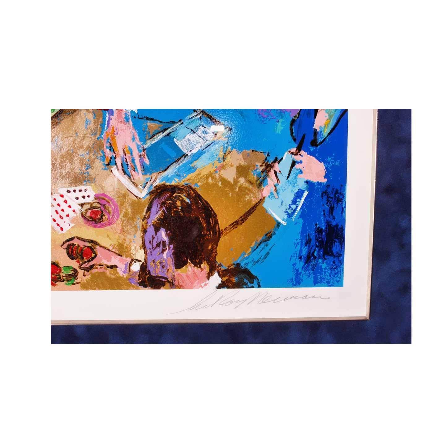 LeRoy Neiman Limit Edition 'High Stakes Blackjack'