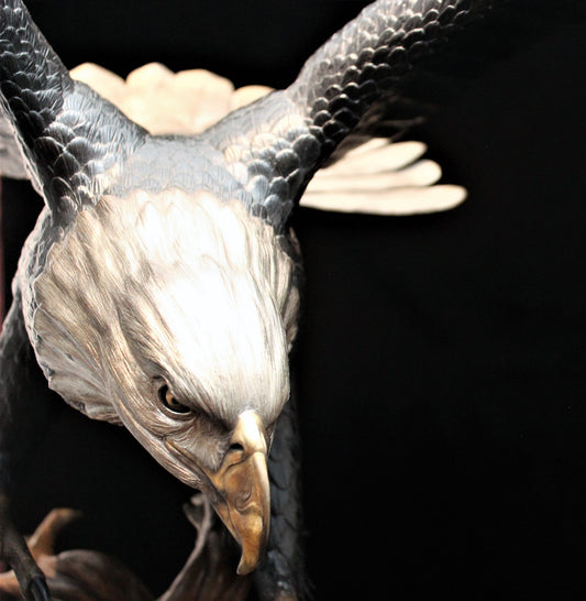 Mike Curtis 'Shoreline Descent' Bronze Scuplture - Centaur Art Galleries