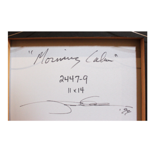 James Coleman 'Morning Calm' Painting - Centaur Art Galleries