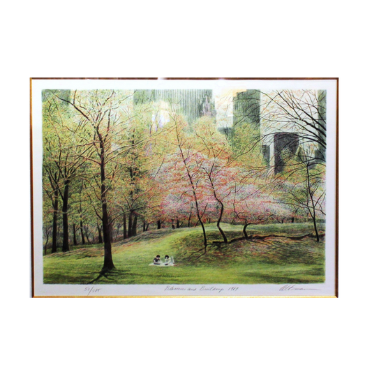 Harold Altman 'Blossoms and Buildings, 1989' - Centaur Art Galleries