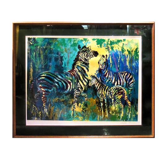 LeRoy Neiman 'Zebra Family'
