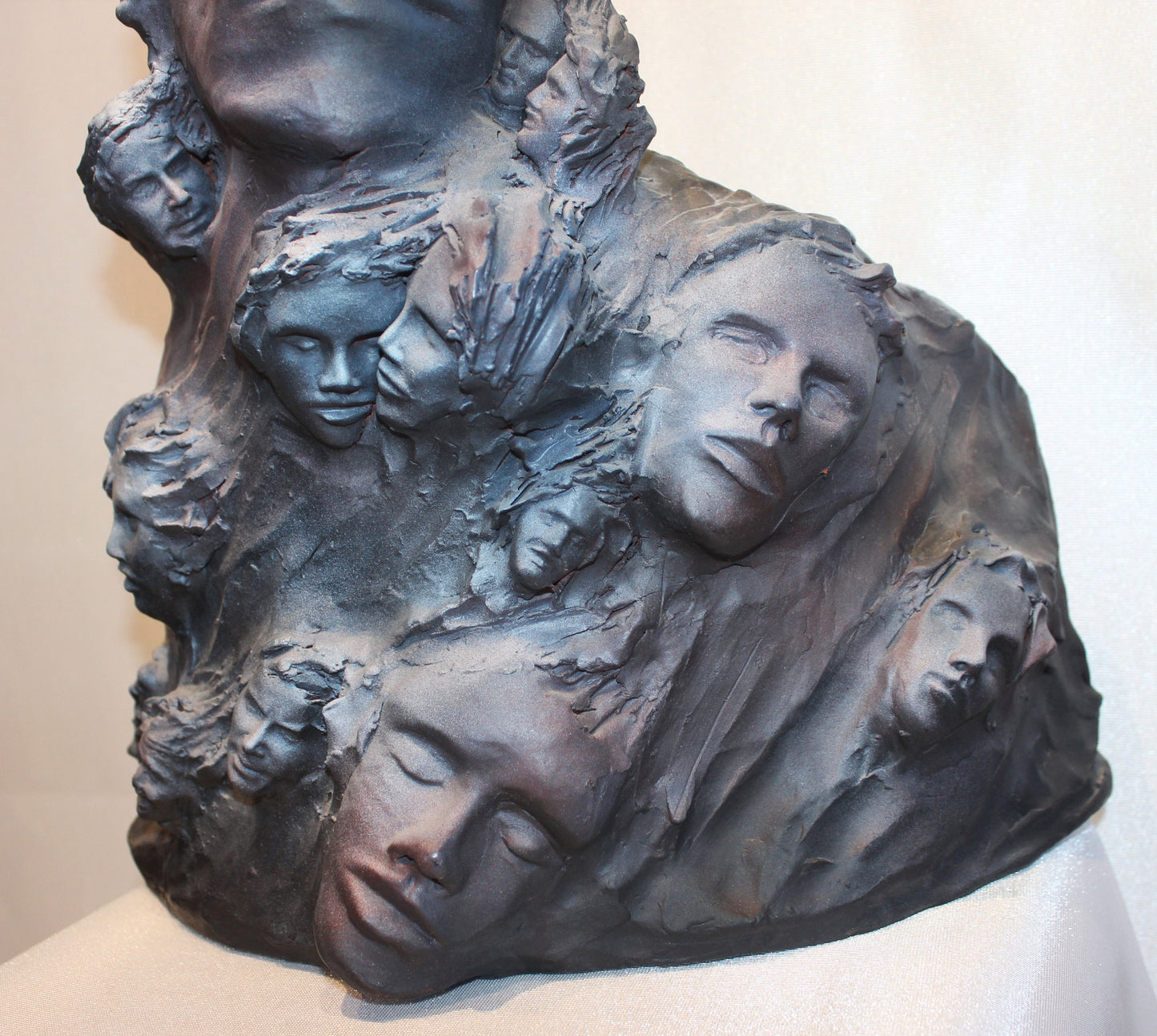 Sam Corner "Many Faces' Sculpture - Centaur Art Galleries
