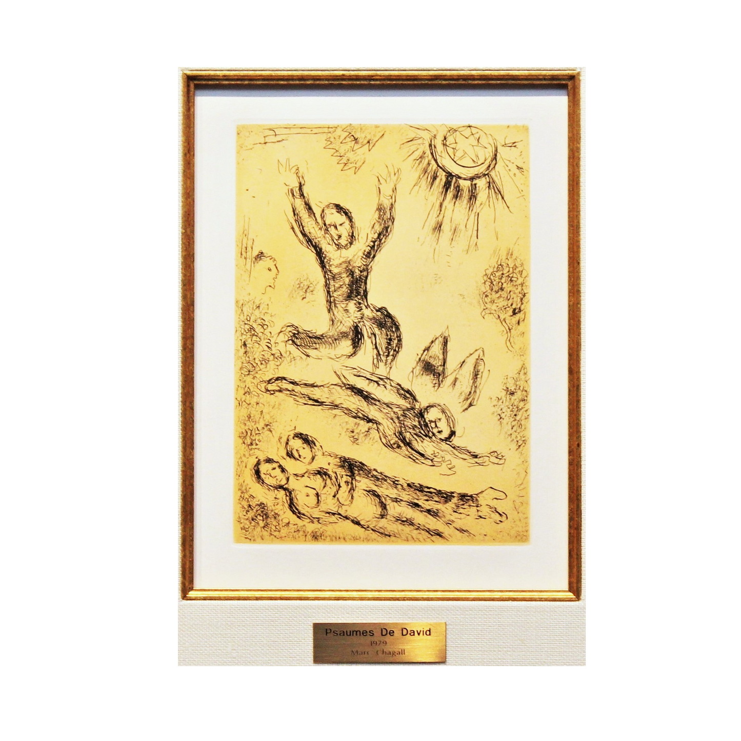 Marc Chagall 'Psaumes de David- Gravure Xll'