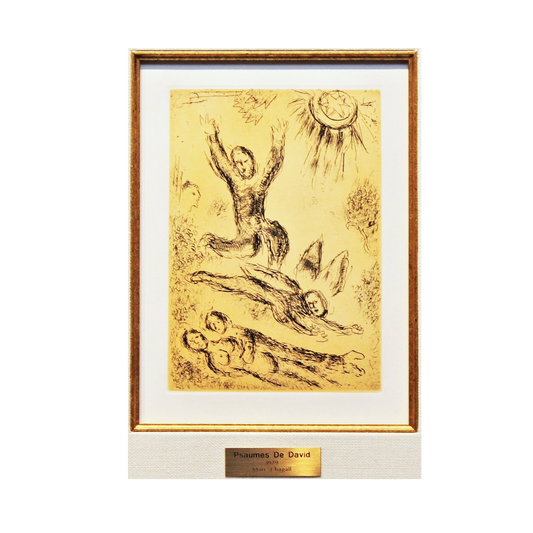Marc Chagall 'Psaumes de David- Gravure Xll'