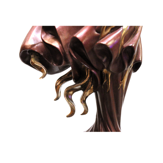 Erte 'Flames of Love' Bronze Sculpture