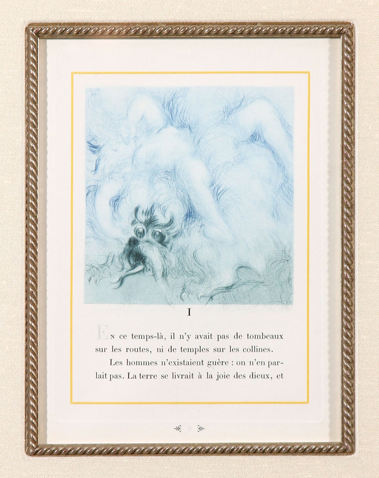 Louis Icart 'Leda De Conte, Plate 3' - Centaur Art Galleries