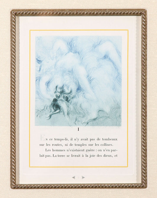 Louis Icart 'Leda De Conte, Plate 3' - Centaur Art Galleries