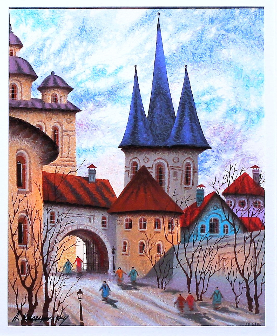 Anatol Krasnyansky 'Old Tallin ll' - Centaur Art Galleries