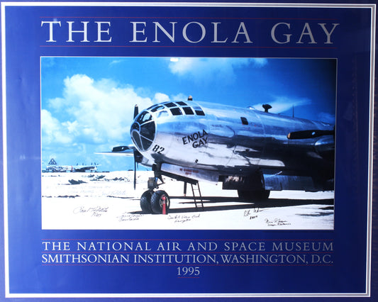 The Enola Gay, Boeing B-29 Superfortress Hand-Signed Poster - Centaur Art Galleries