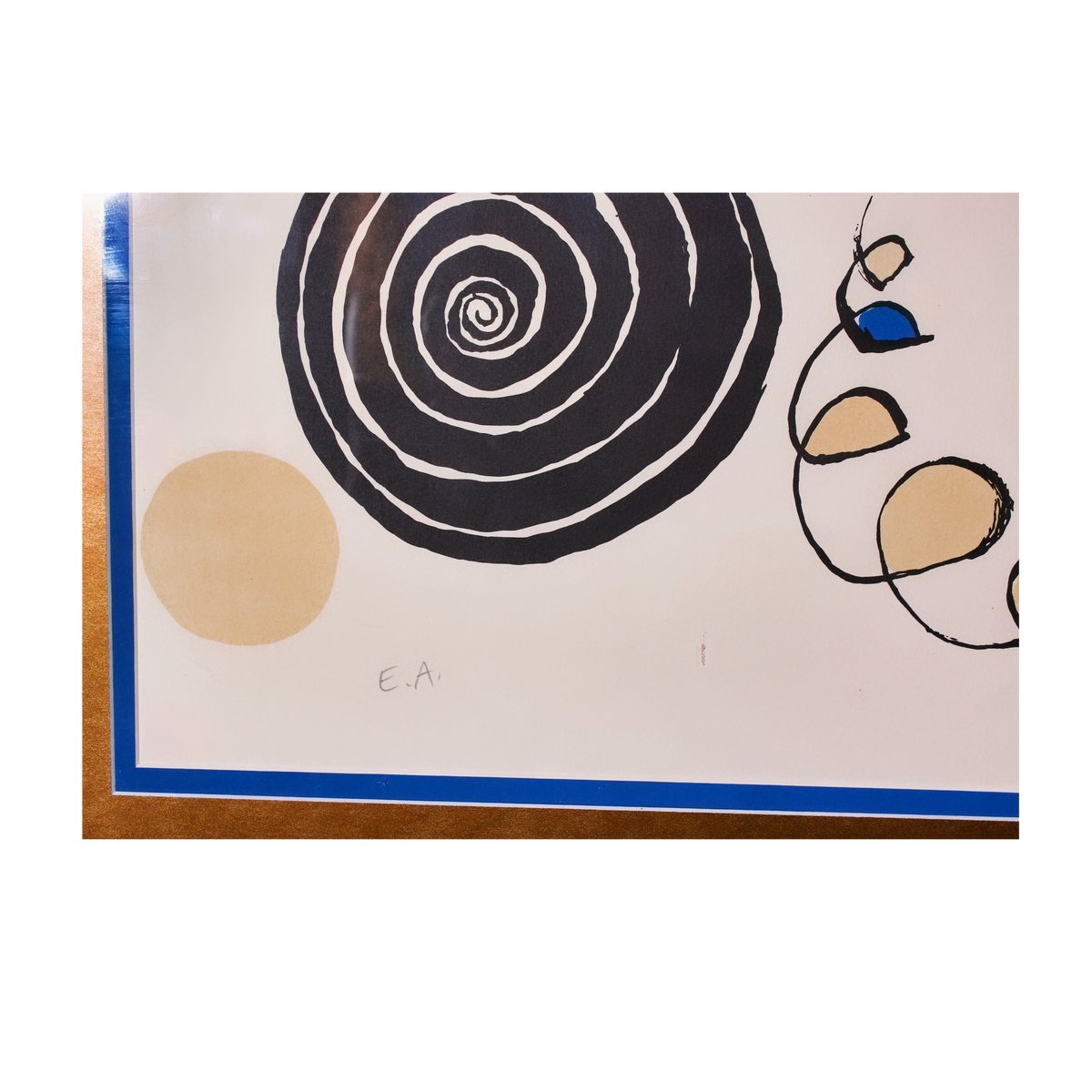 Alexander Calder 'Untilted' Rare Signed Stone Lithograph