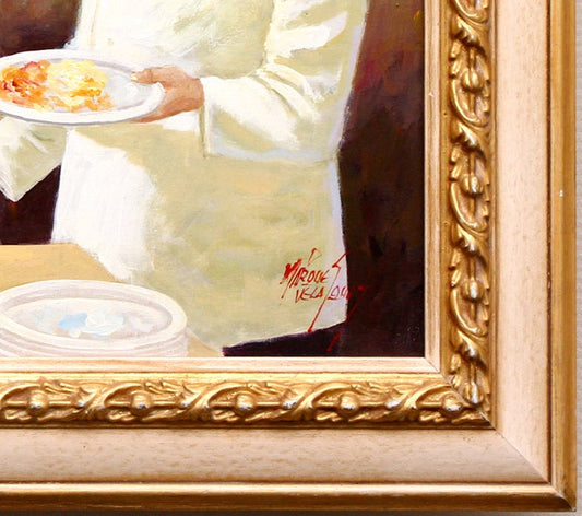 Marquez Velazquez 'Sirviendo ' - Centaur Art Galleries