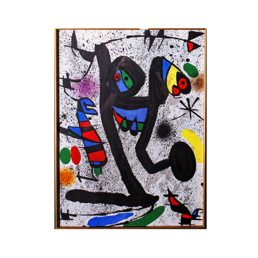 Joan Miro 'Butterfly Girl' Derriere Le Miroir