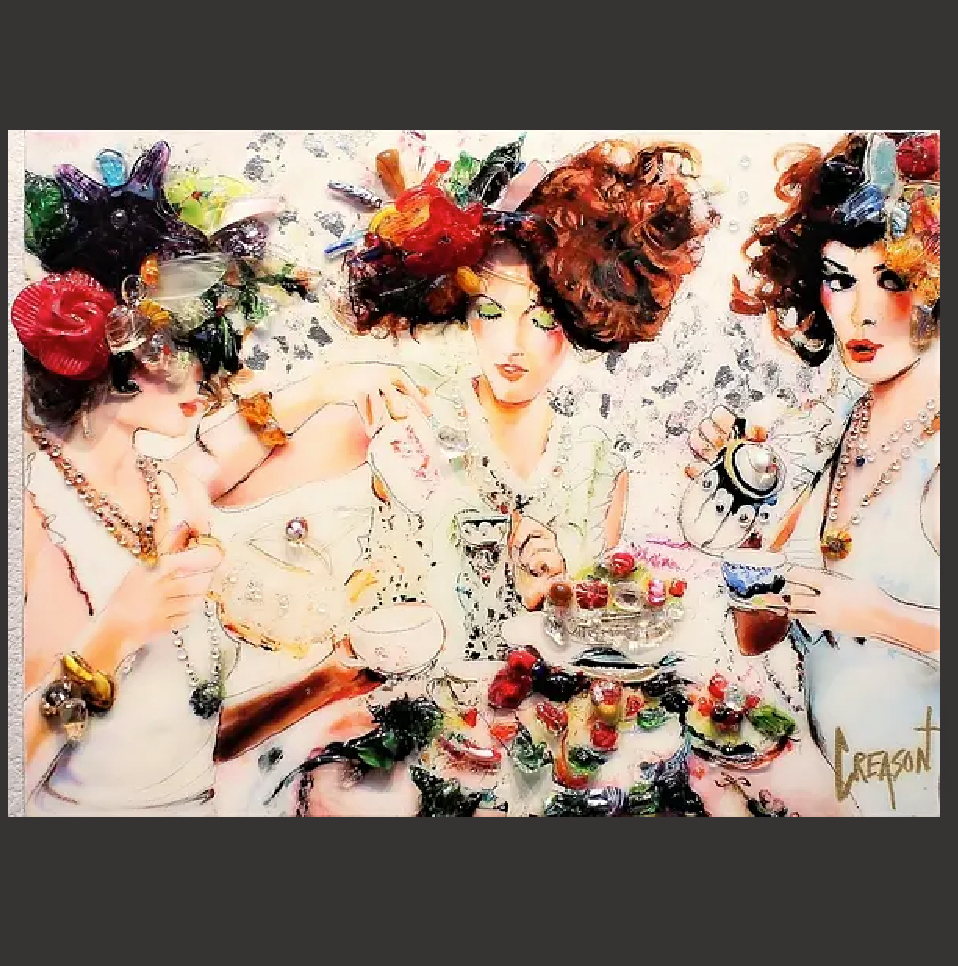 Greg Creason 'Spilling The Tea' - Centaur Art Galleries