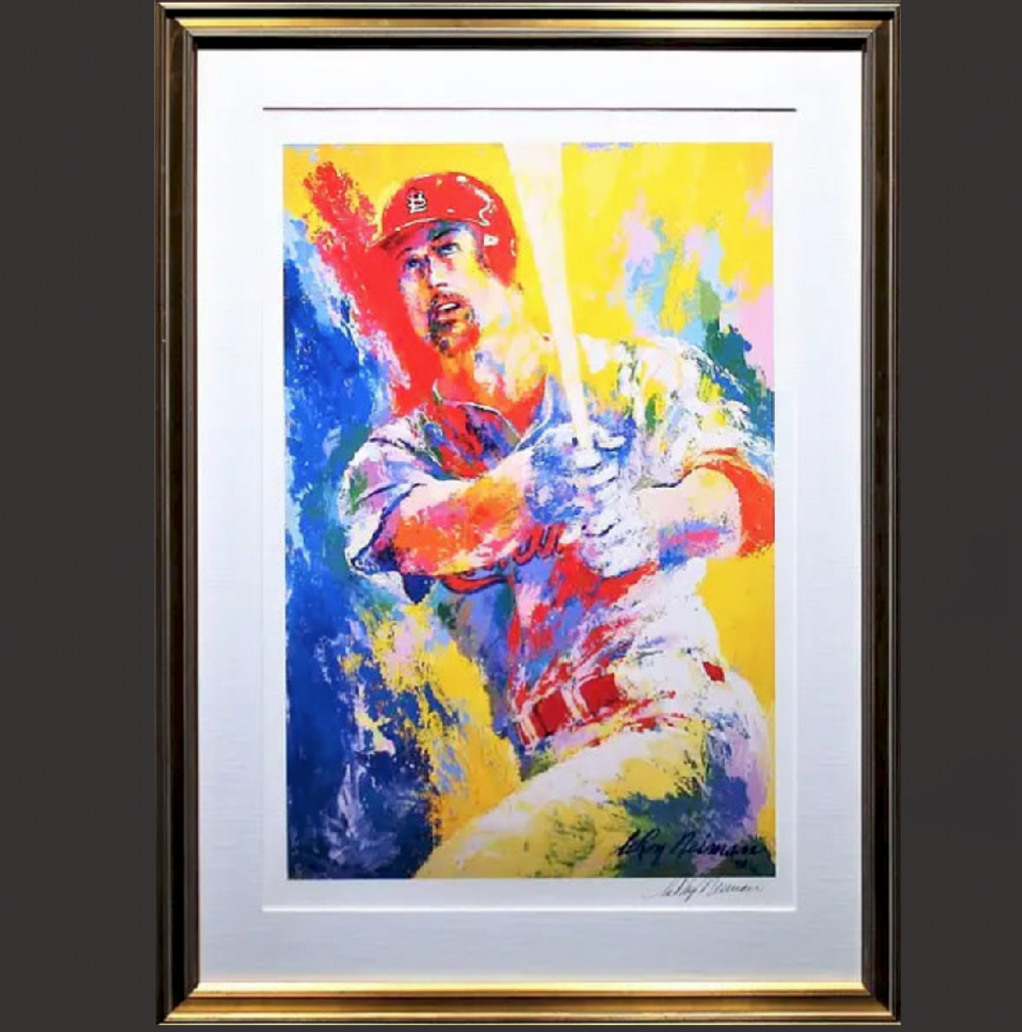 Leroy Neiman 'Mark McGwire' - Centaur Art Galleries