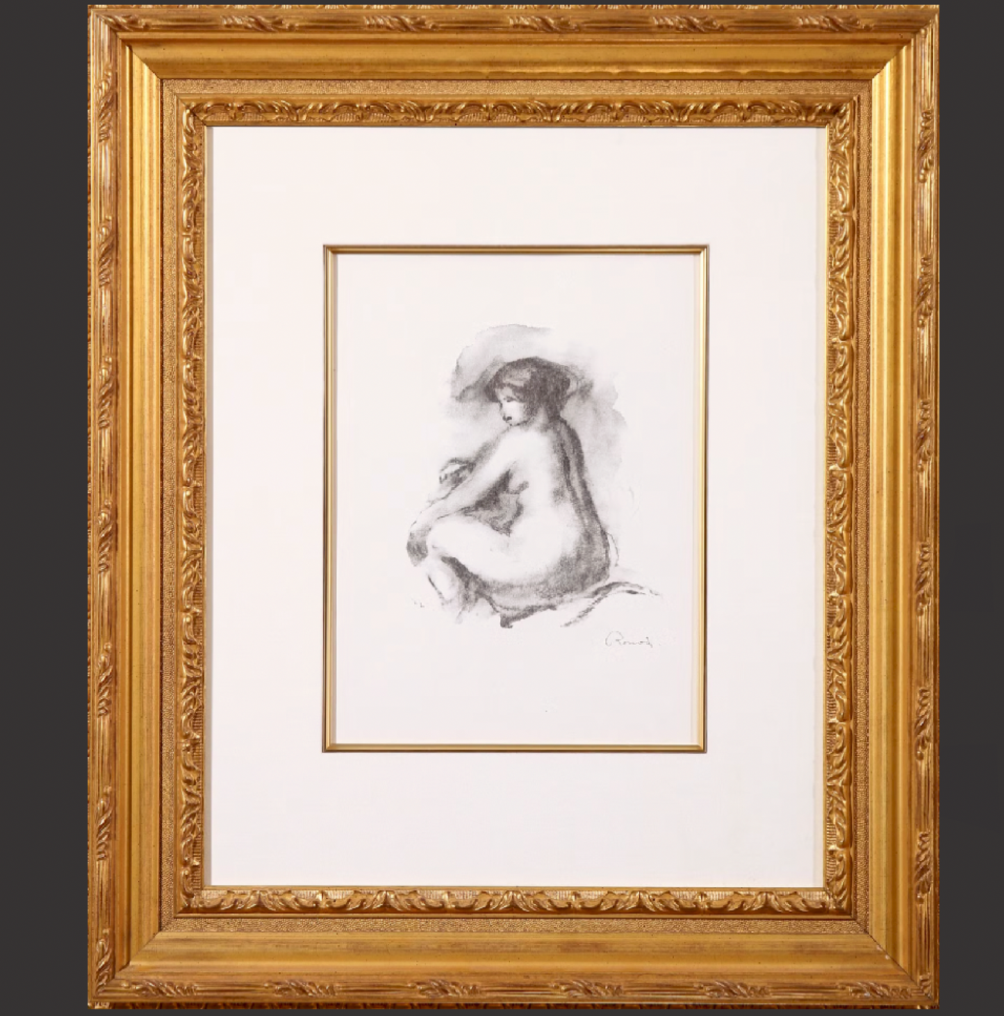 Pierre Auguste Renoir 'Sur La Plage, A Berneval' - Centaur Art Galleries