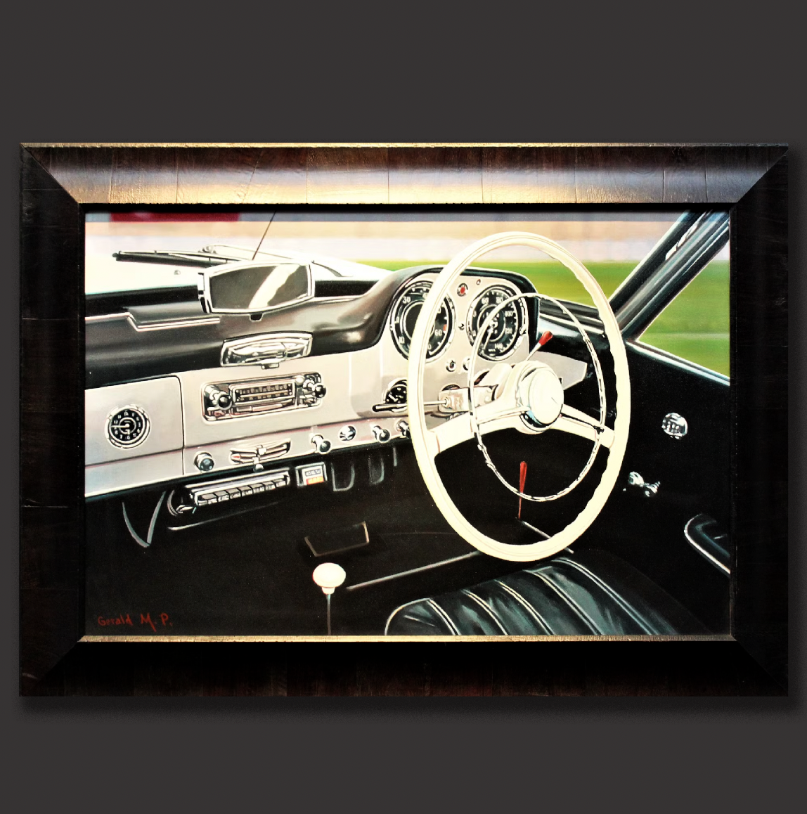 Gerald M.P 'Mercedes benz 190SL' - Centaur Art Galleries