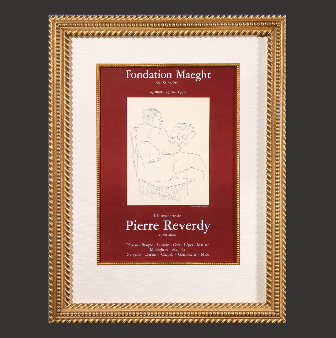 Pablo Picasso 'Pierre reverdy cz362' - Centaur Art Galleries