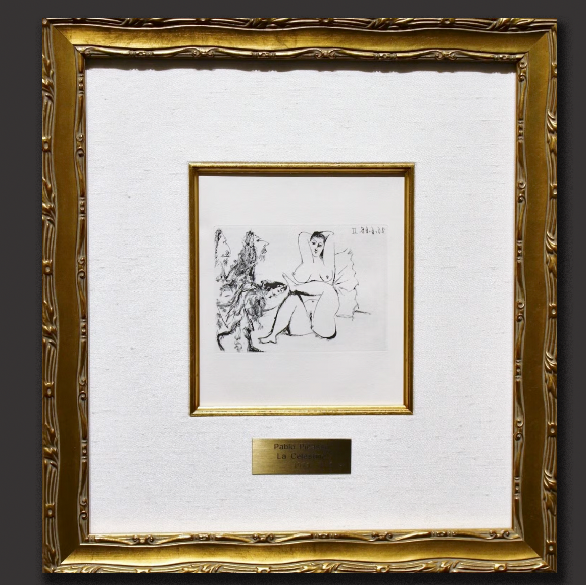 Pablo Picasso 'Plate 8 From La Célestine Suite' - Centaur Art Galleries
