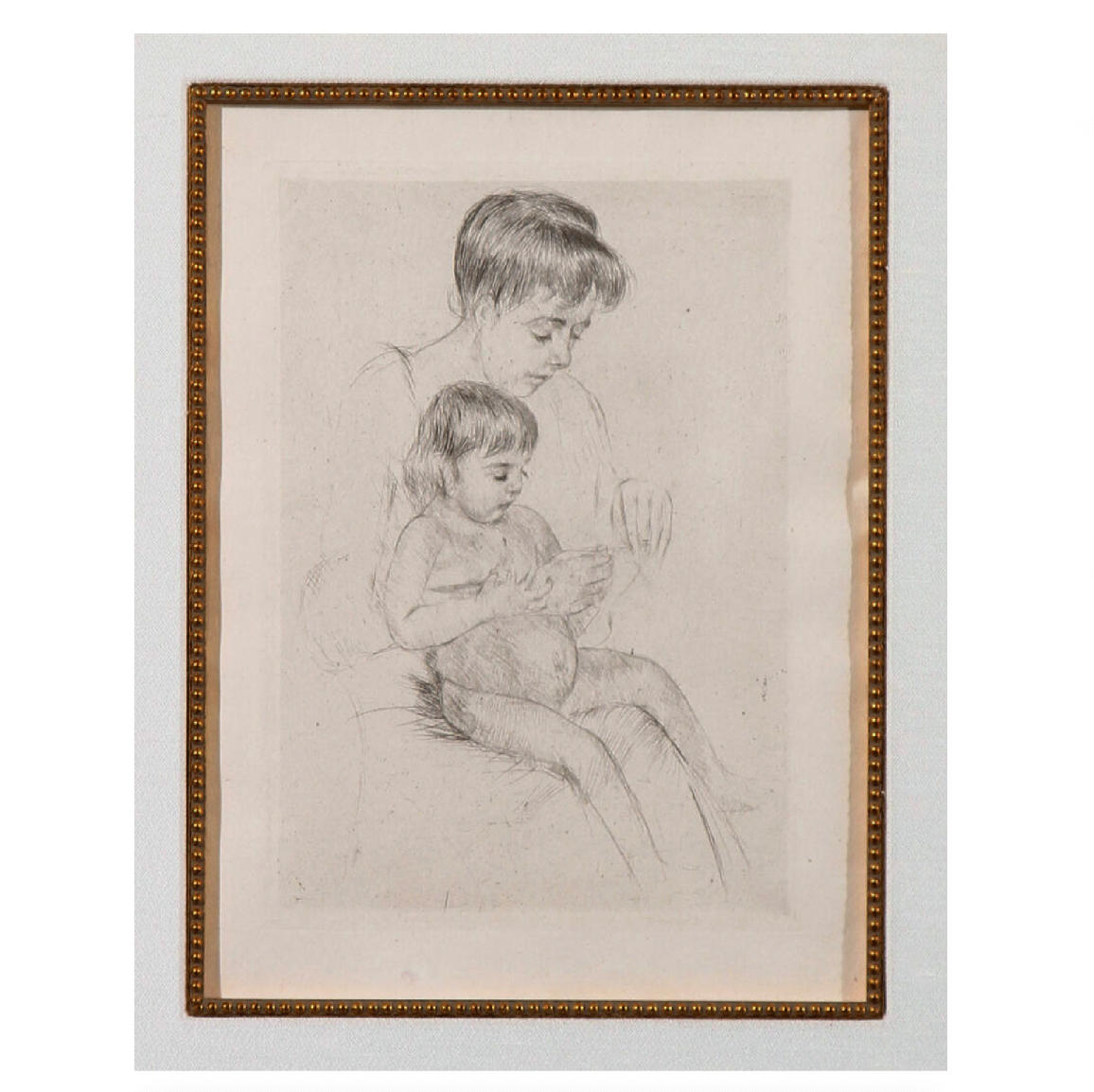 Mary Cassatt 'The Manicure' 1908 - Centaur Art Galleries