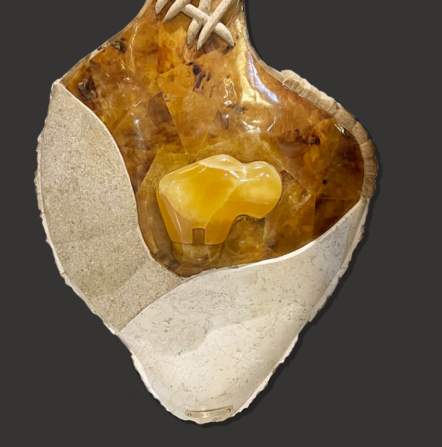 Joseph A. de Castro 'Marble and Stone Vessel' - Centaur Art Galleries