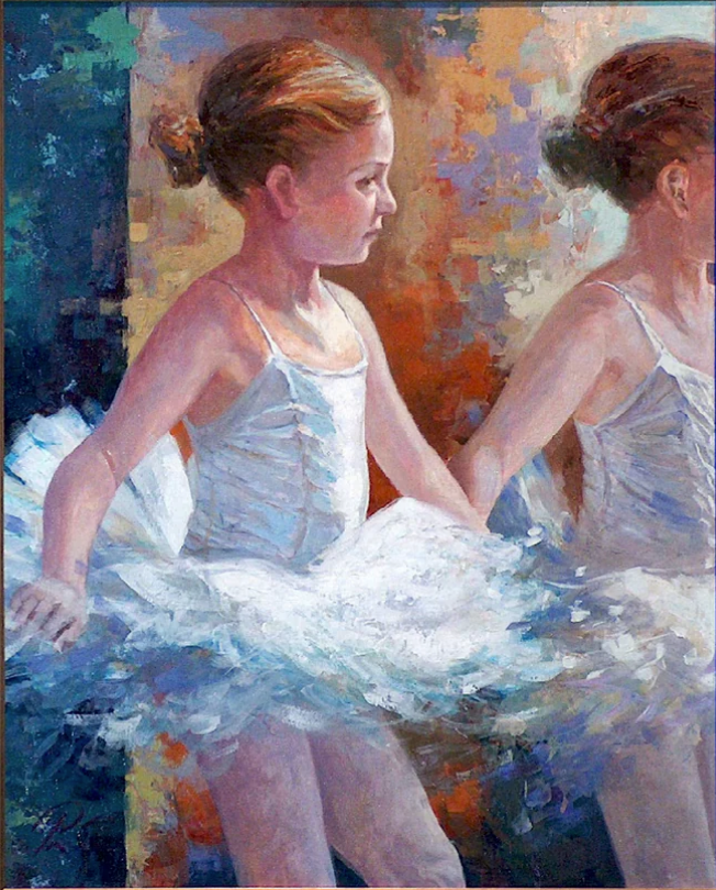 Elizabeth Peña 'Scherzo en Amarillo' - Centaur Art Galleries