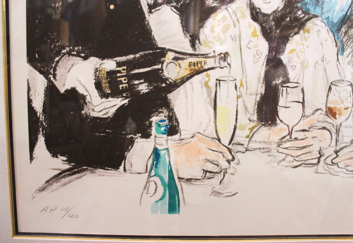 LeRoy Neiman 'Celebrity Night at Spago' - Centaur Art Galleries