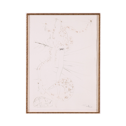 Salvador Dali 'Tristan Le Fou' Tristan Et Iseult Portfolio