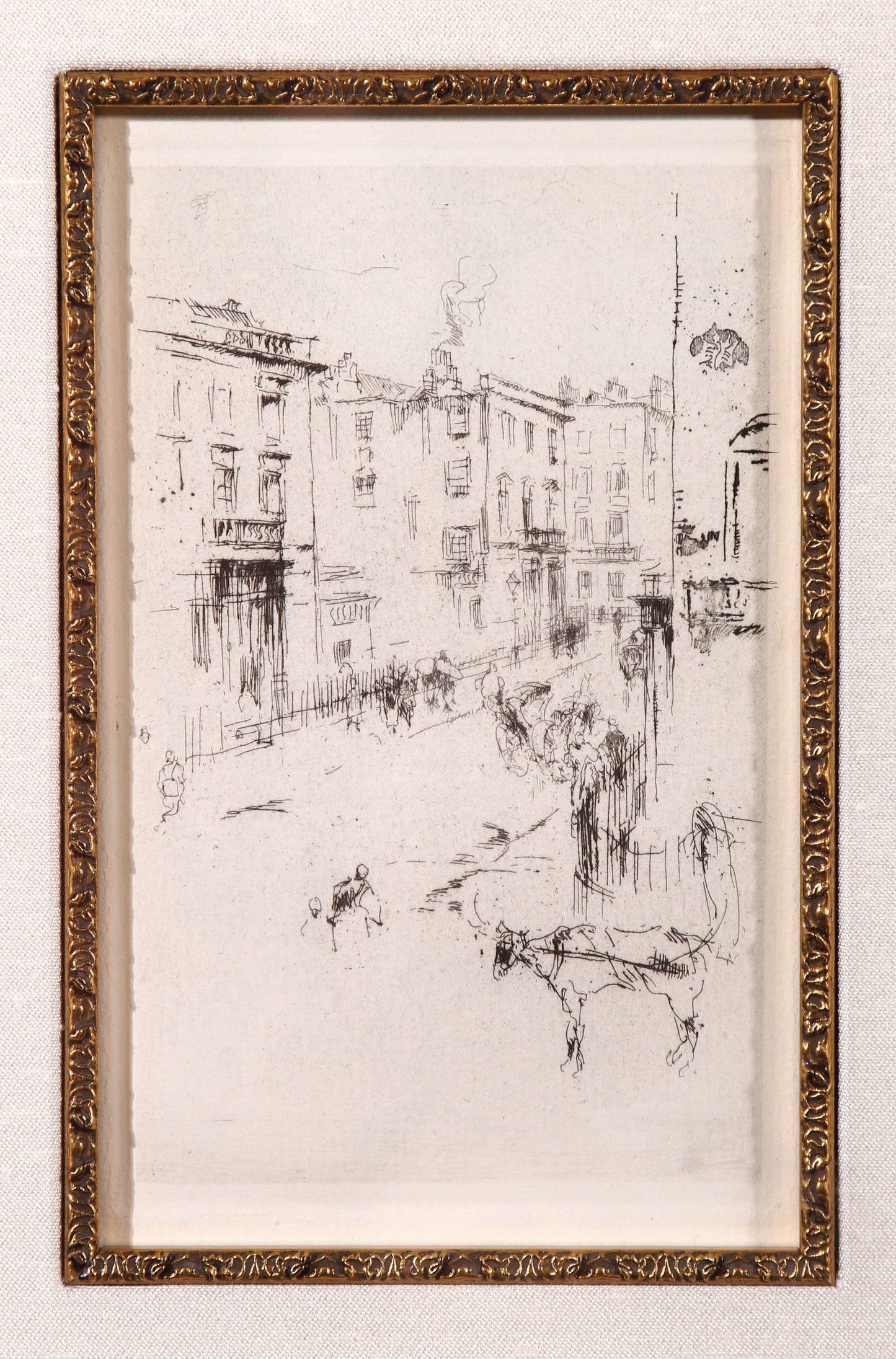 James Abbott McNeill Whistler 'Alderney Street' - Centaur Art Galleries