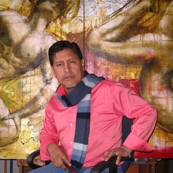 Agustin Rojas 'Angel En Verdes' - Centaur Art Galleries