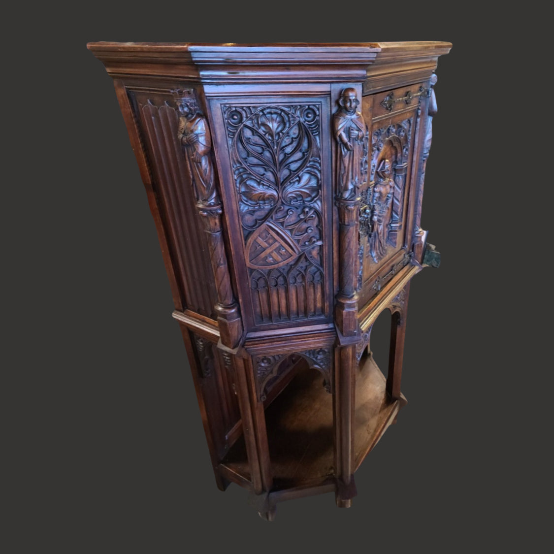 Gothic Revival Cabinet - Centaur Art Galleries
