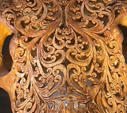 Water Buffalo Skull (Carving) - Centaur Art Galleries