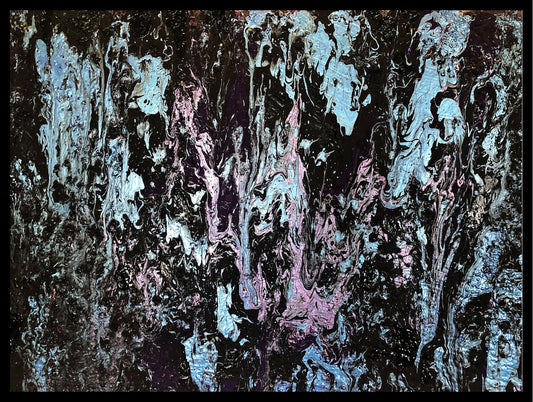 Steve M.D. Snodgrass 'Sapphire Black' Painting - Centaur Art Galleries