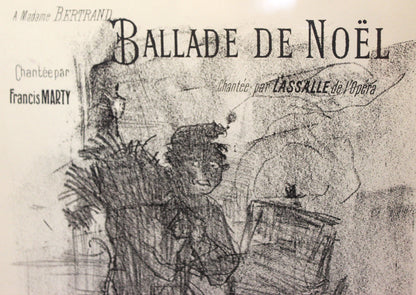 Henri De Toulouse- Lautrec 'Ballade De Noel' - Centaur Art Galleries