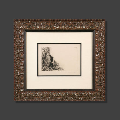 Francis Seymour Haden 'The Fountain, Cintra'