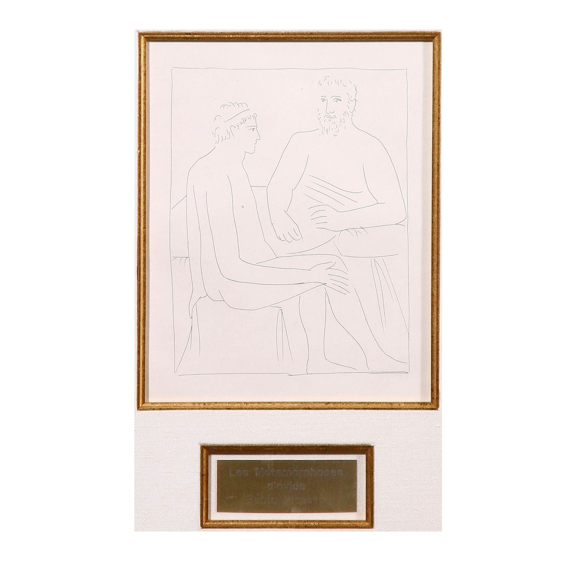 Pablo Picasso- Les Metamorphoses D’Ovide Suite : 'Numa Suit Les Cours De Pythagore' - Centaur Art Galleries