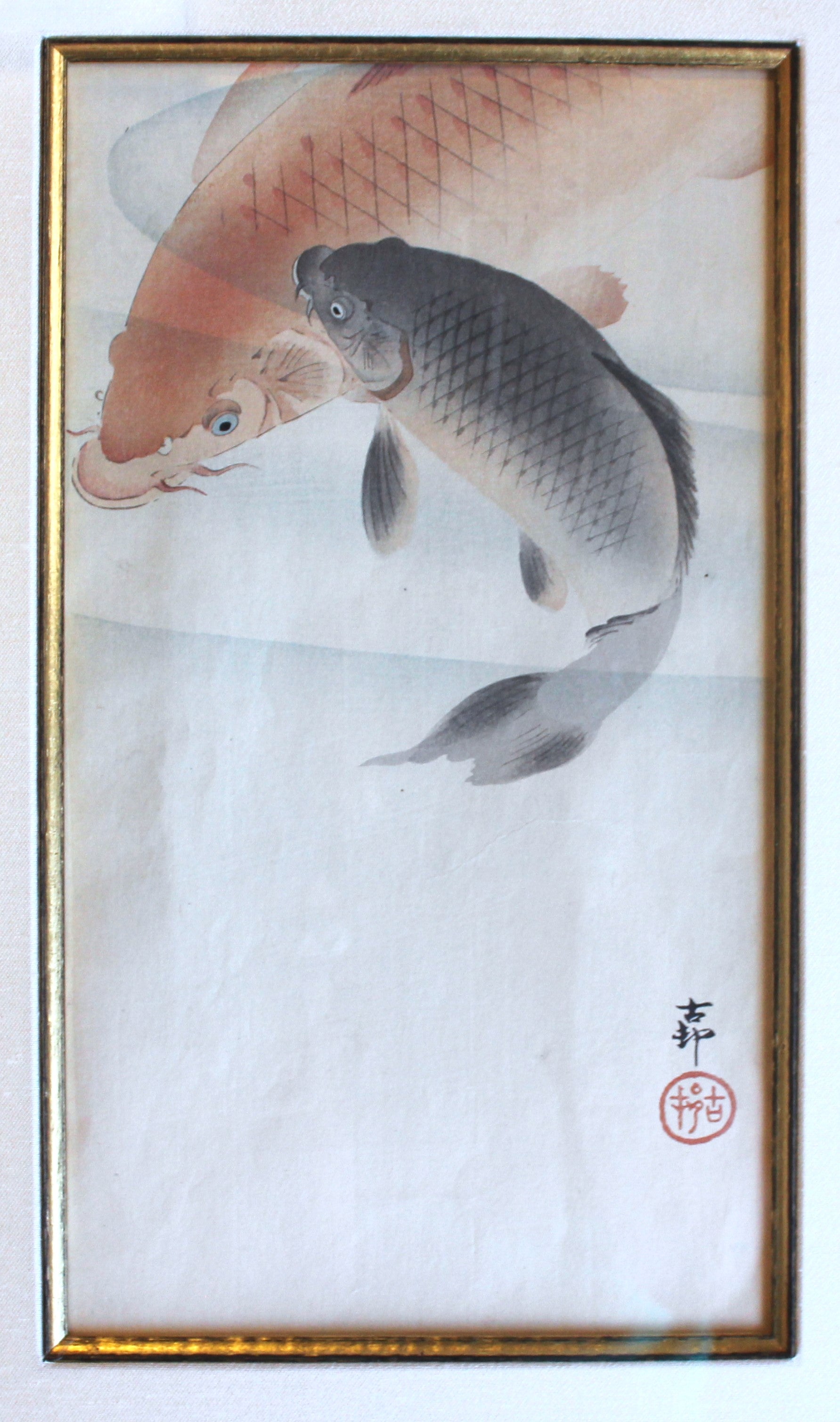 Koson Ohara 'Two Koi Carp' - Centaur Art Galleries