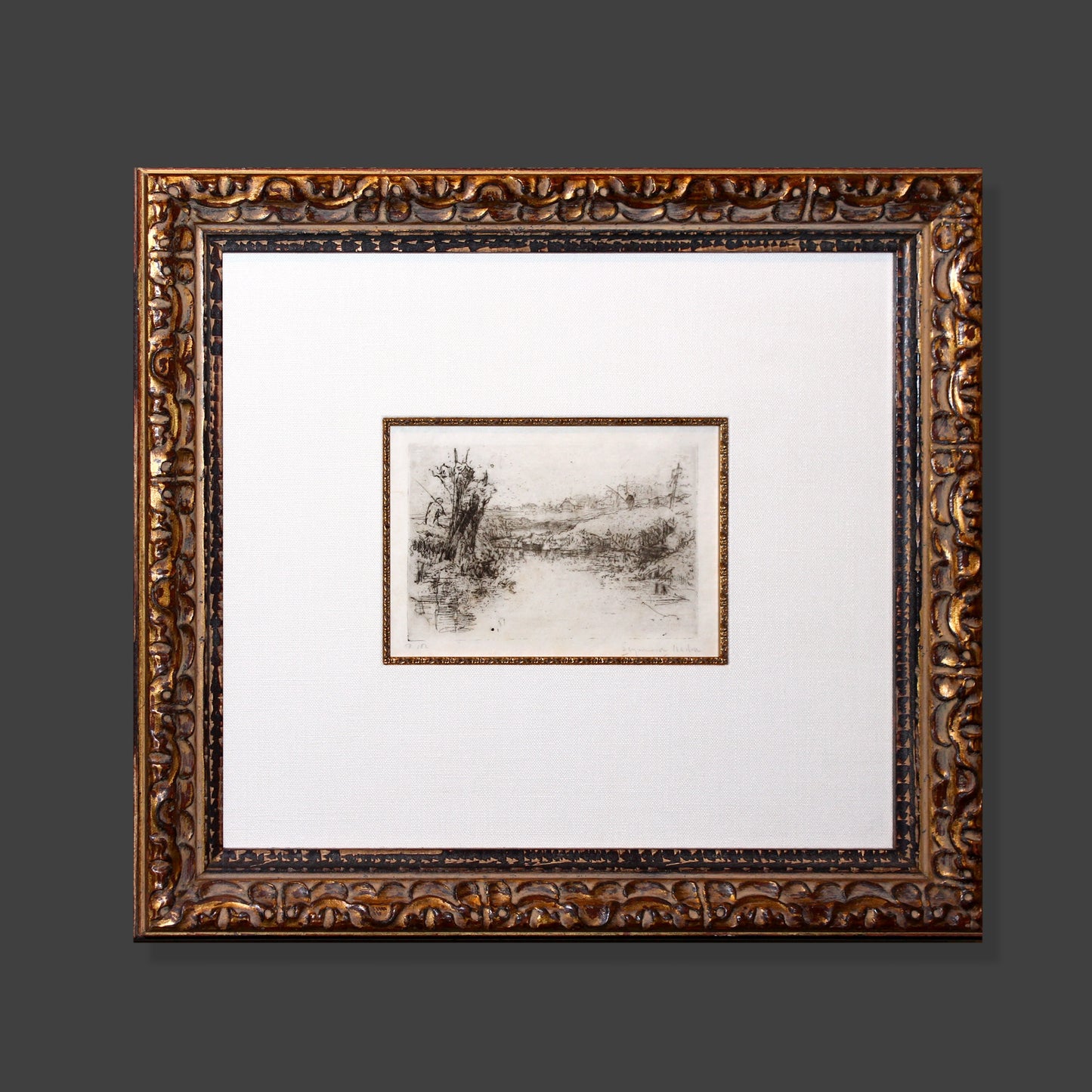 Francis Seymour Haden 'Sketch at the Back of a Zinc Plate'