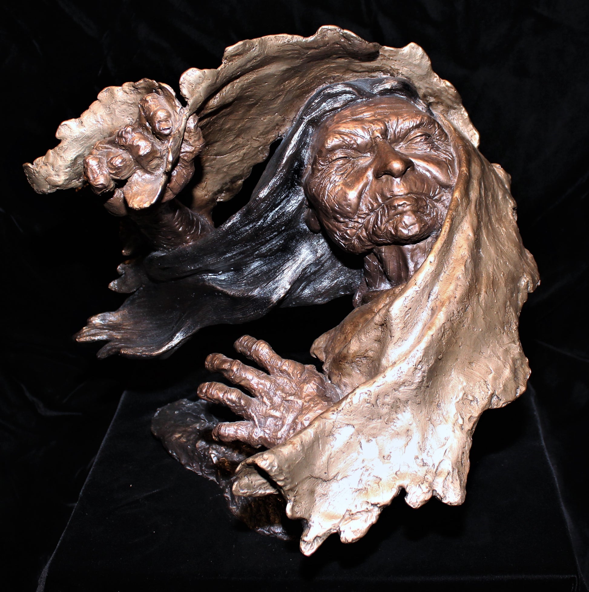 Mark Hopkins 'Winds of Change' Bronze Sculpture - Centaur Art Galleries
