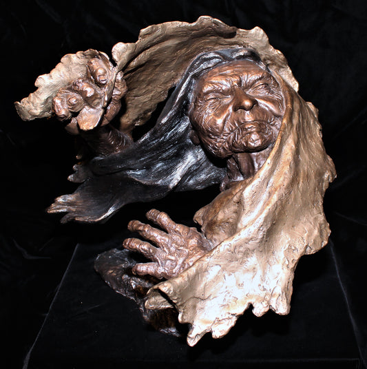Mark Hopkins 'Winds of Change' Bronze Sculpture - Centaur Art Galleries