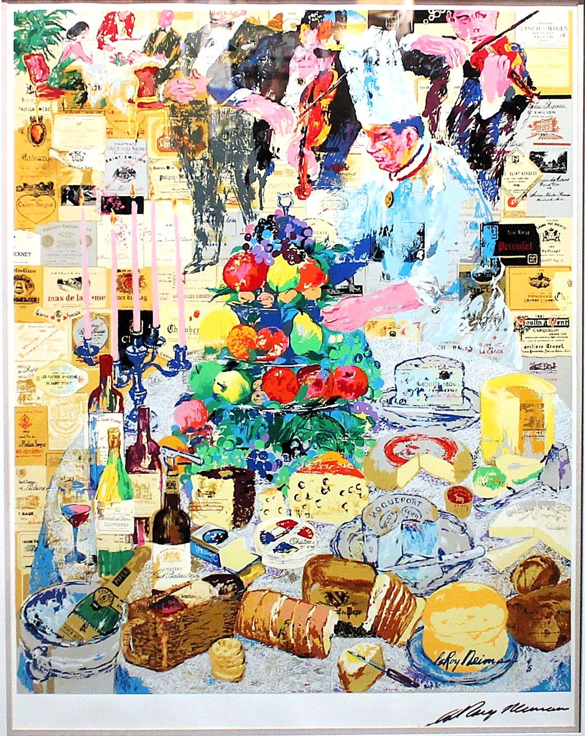 Leroy Neiman " La Cuisine Francaise'