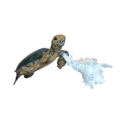 Brian Arthur 'Small Turtle w/Shell' Bronze Sculpture - Centaur Art Galleries