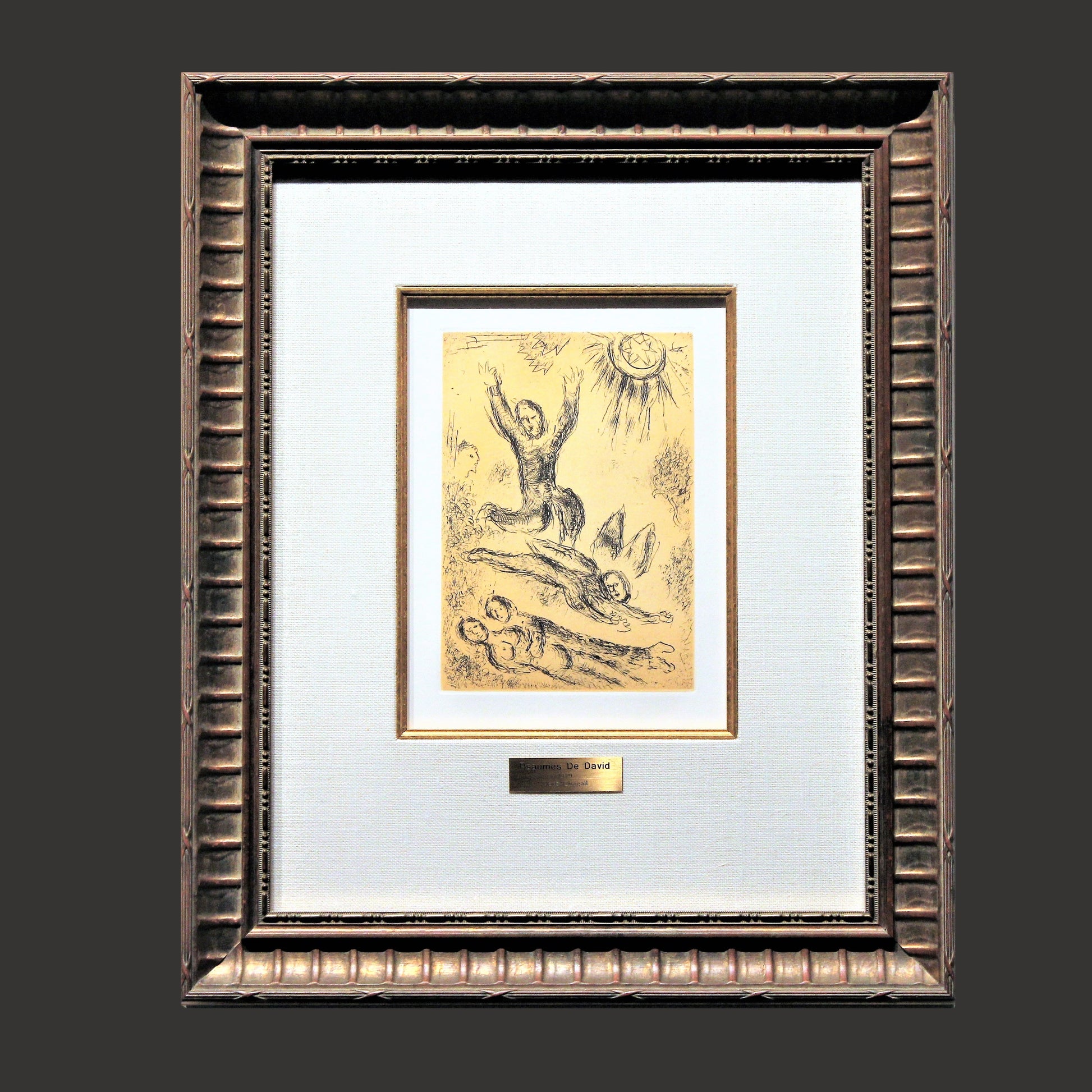 Marc Chagall 'Psaumes de David- Gravure Xll' - Centaur Art Galleries