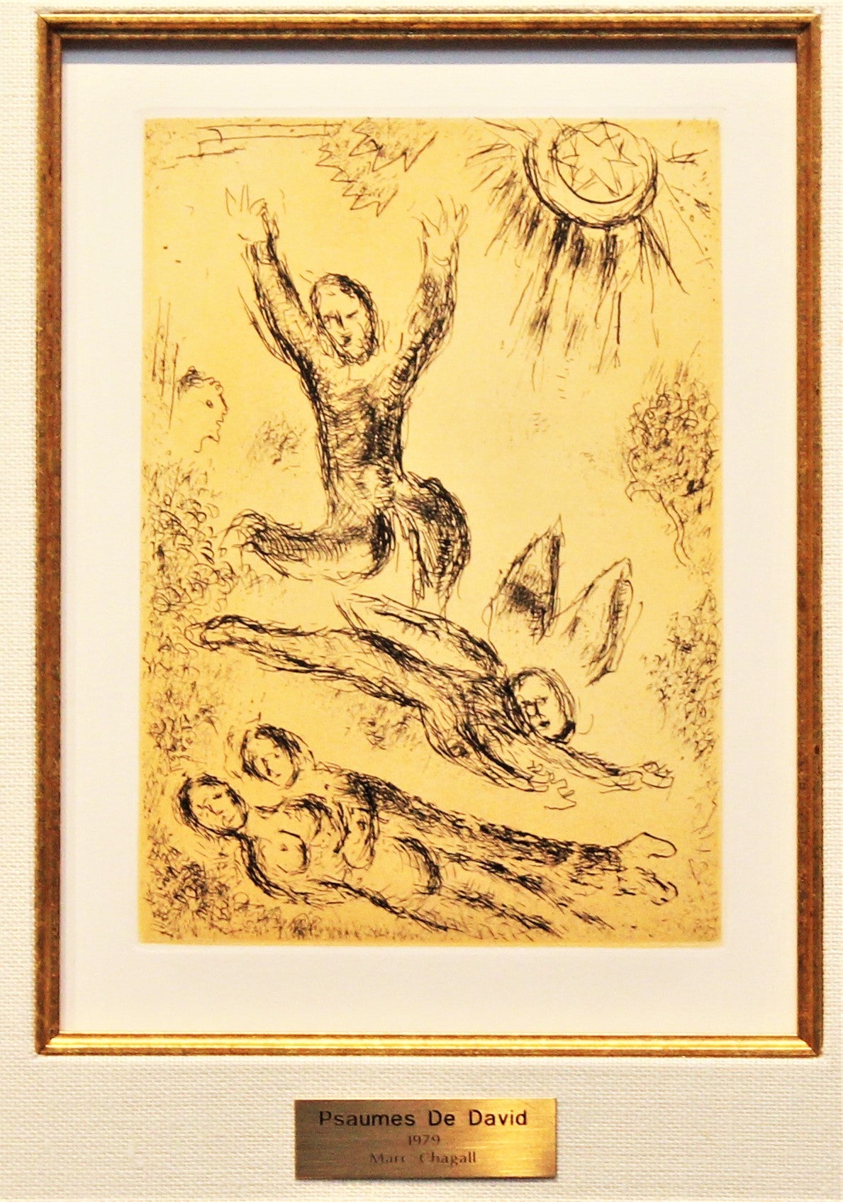 Marc Chagall 'Psaumes de David- Gravure Xll' - Centaur Art Galleries