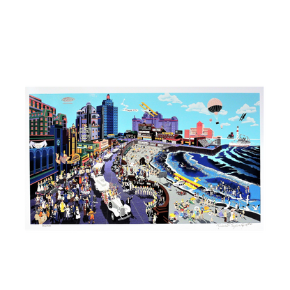 Melanie Taylor Kent 'Boardwalk of Atlantic City' - Centaur Art Galleries