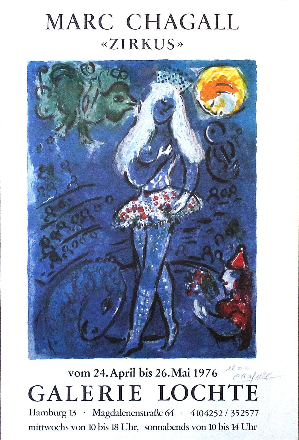 Marc Chagall 'Zirkus' - Centaur Art Galleries