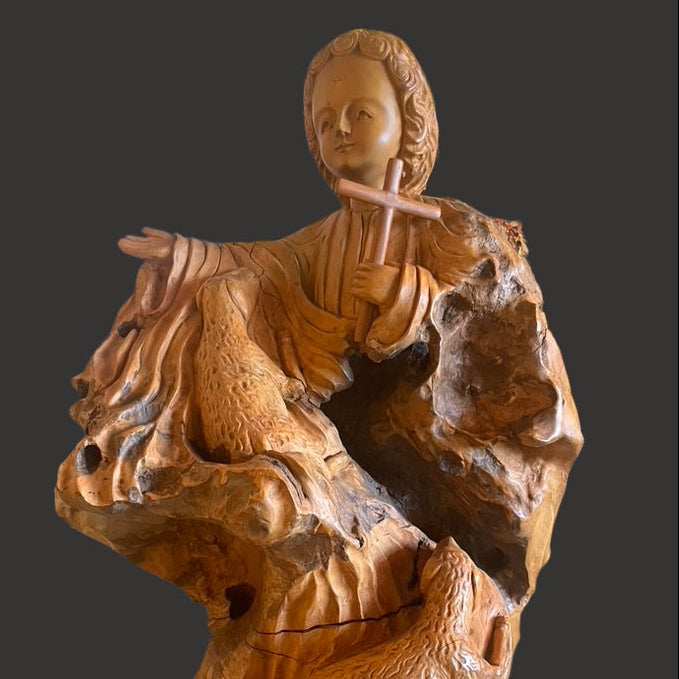 Shepard Boy Hand Carved Sculture - Centaur Art Galleries